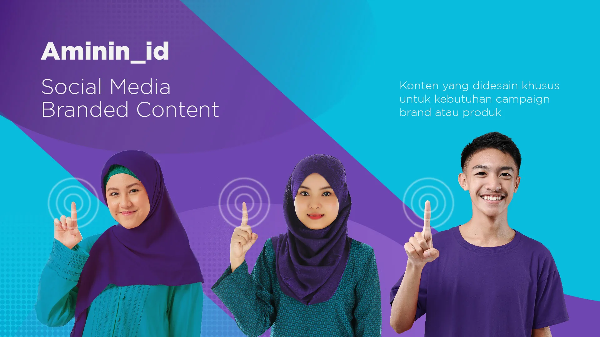 Aminin.id social media visual showcase