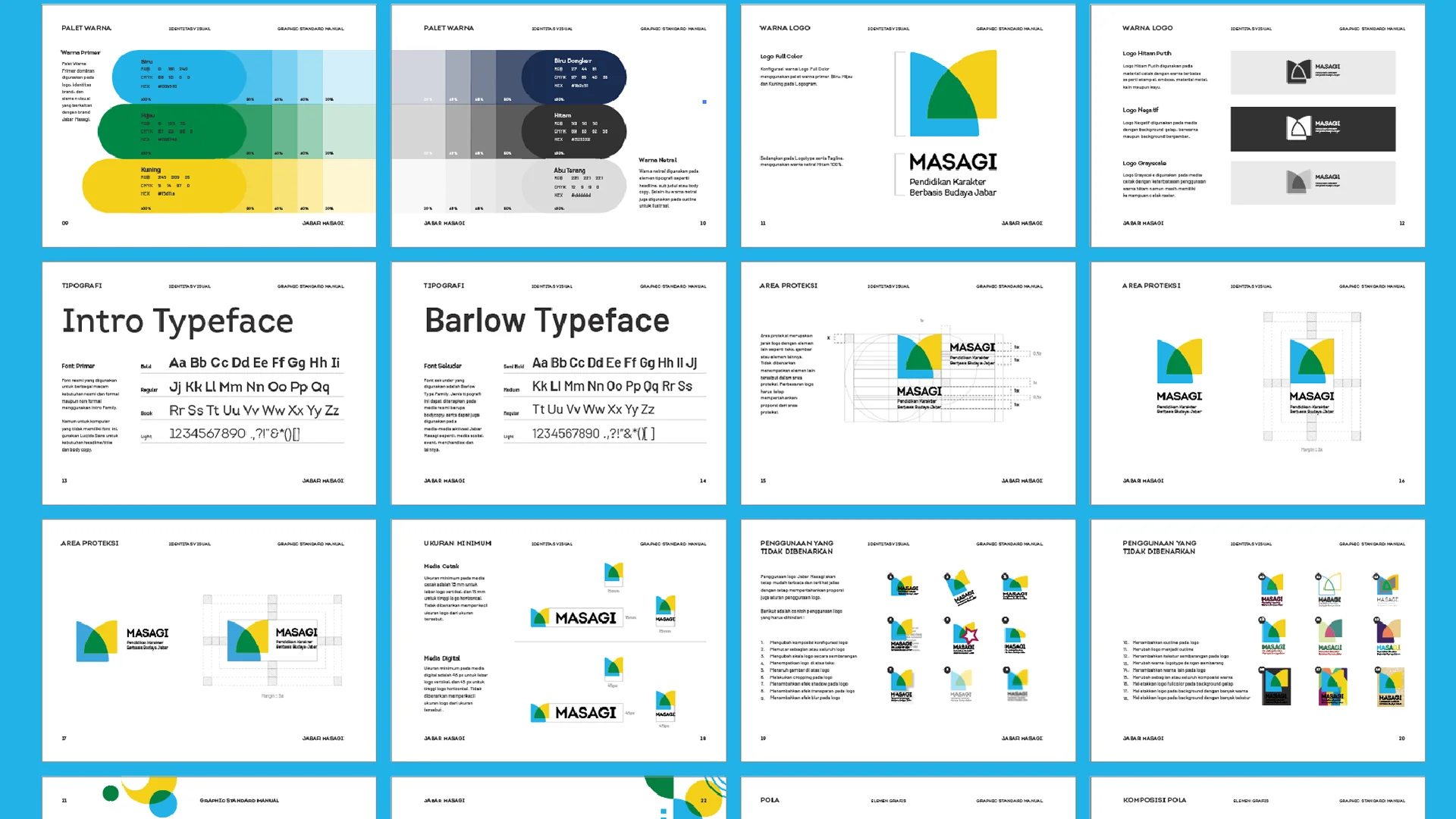 Jabar Masagi visual identity — 7 7/7