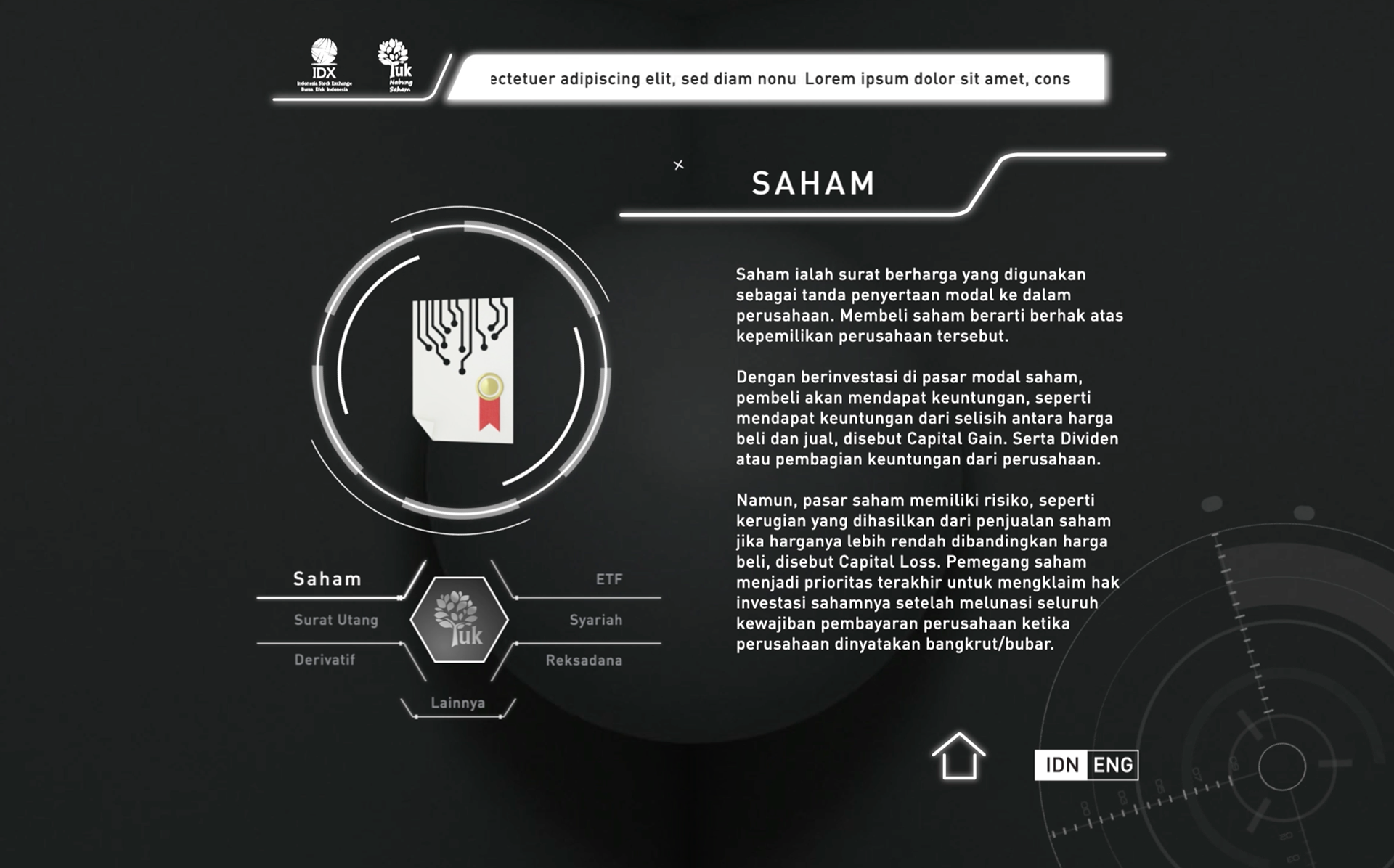 Galeri Yuk Nabung Saham — Screen Design 3 3/8