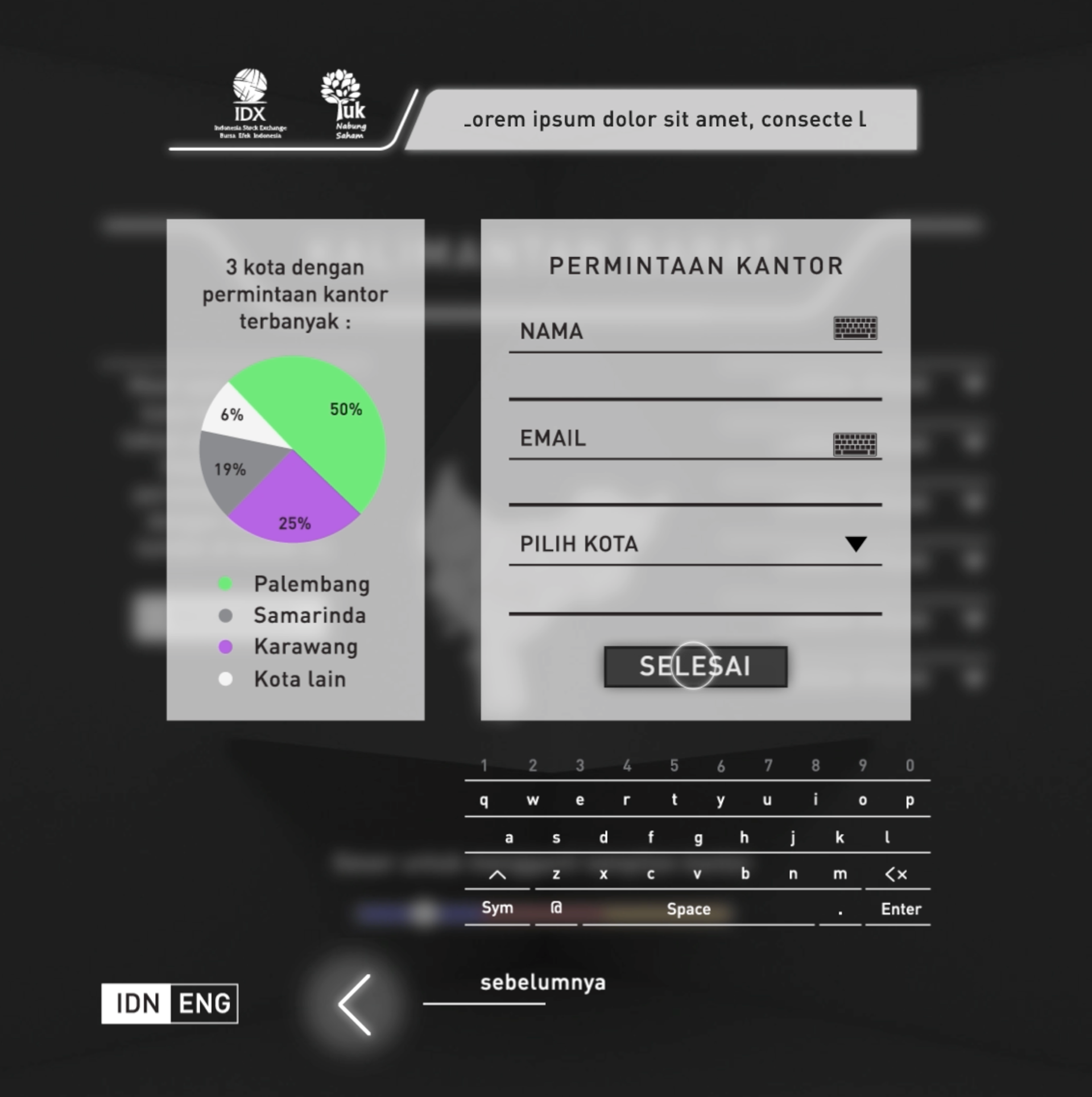 Galeri Yuk Nabung Saham — Screen Design 7 7/8